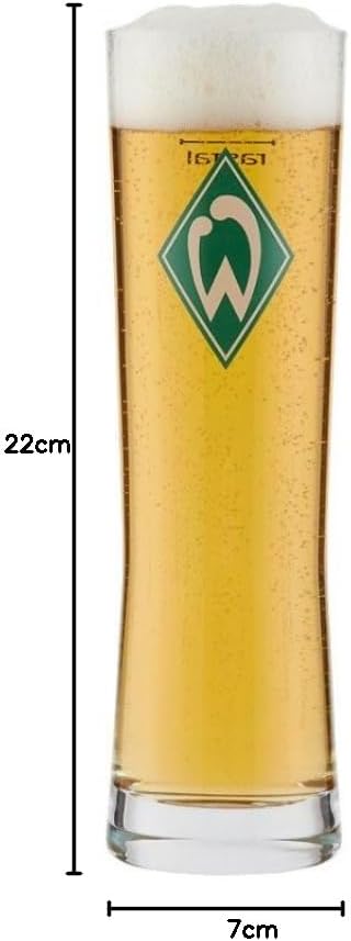 Werder Bremen Bierglas Raute 1 Stück (1er Pack), 1 Stück (1er Pack)