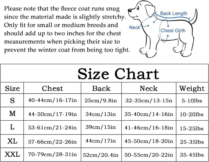 MOREZI Winterhundejacke, wasserdichte Aussenschicht, Fleecefutter, Rückenreissverschluss-Design, mit