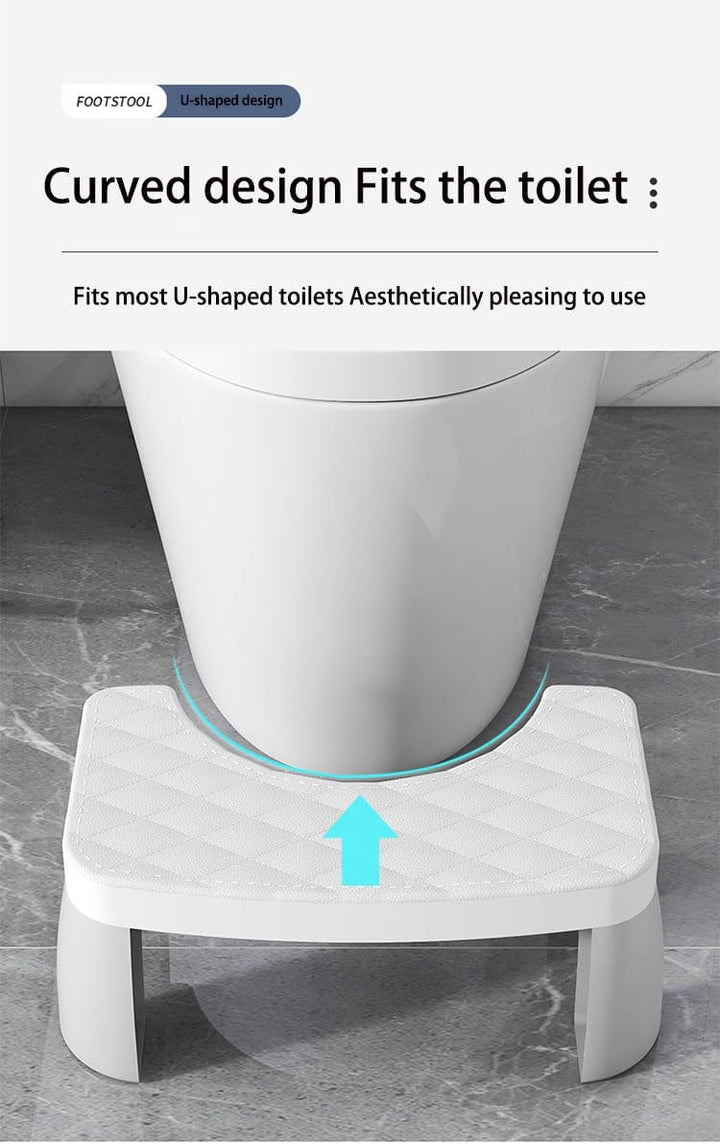 Toilette Töpfchen Hocker für Badezimmer, 7" Heavy Duty Kunststoff Portable Poop Fuss Hocker für Erwa