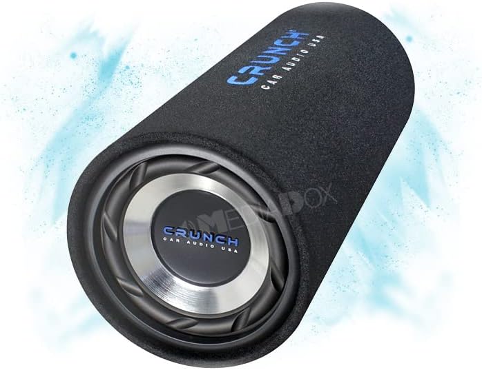 Mediadox Crunch Basspaket - 2-Kanal Endstufe/Verstärker+ Subwoofer+Kabel-Set/GTS-200 + GPX-500.2 + K