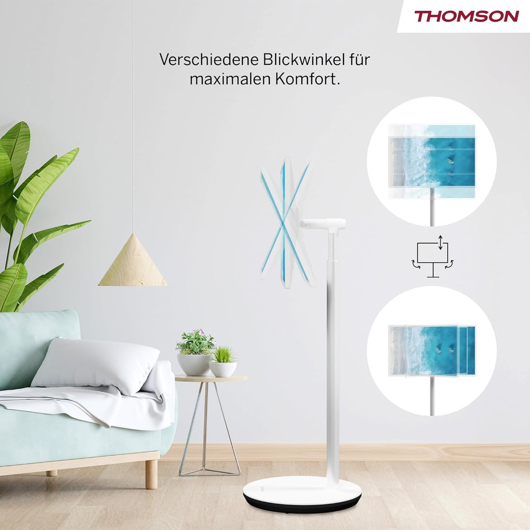 Thomson 32 Zoll (80 cm) Go TV HD (1366x768), Tragbarer Android Fernseher, Sprachsteuerung, Bluetooth