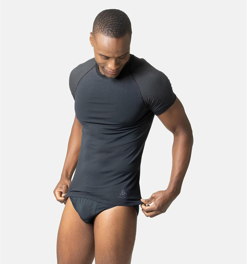 Odlo Herren Funktionsunterwäsche Performance Light ECO XXL Schwarz, XXL Schwarz