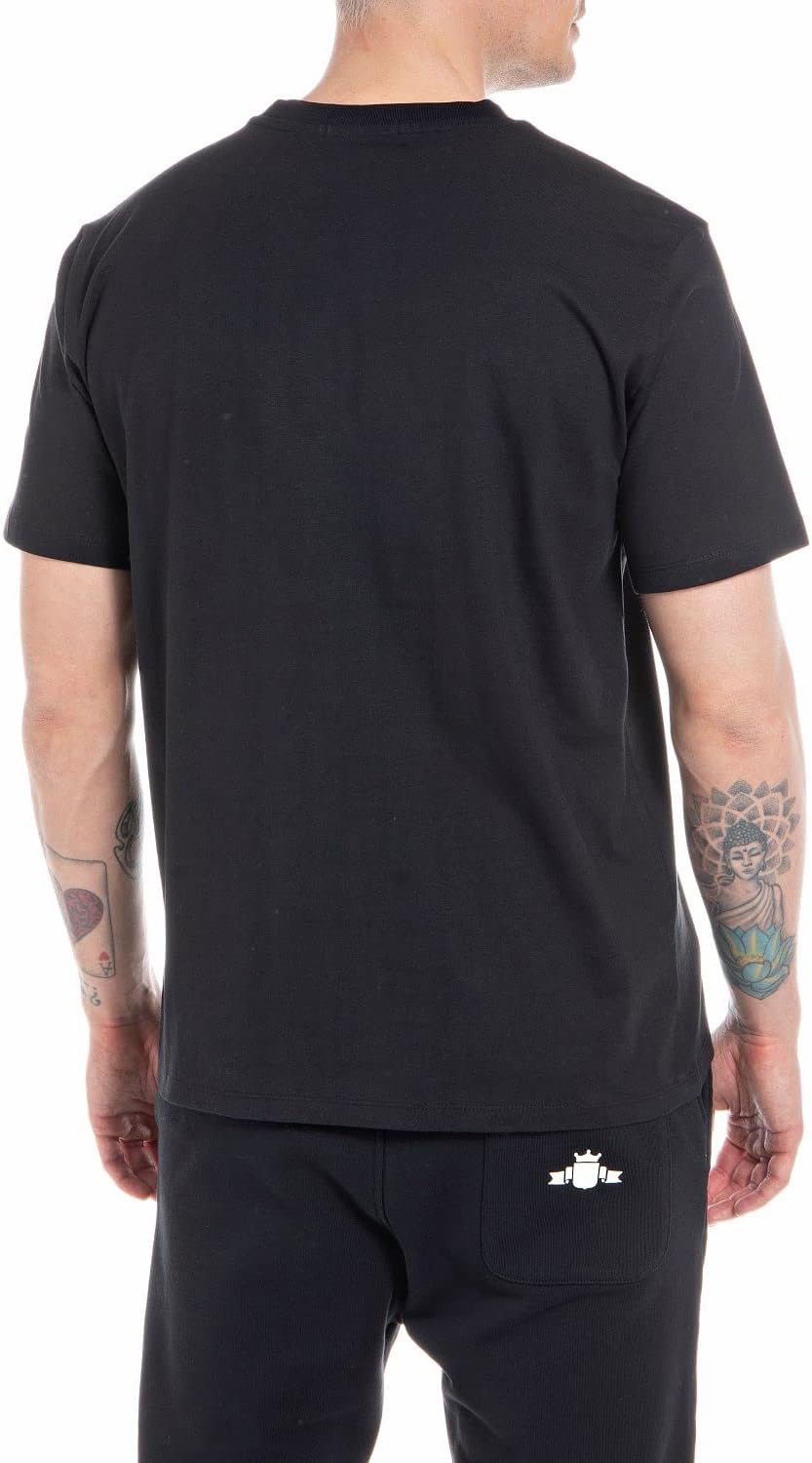 Replay Herren T-Shirt XXL Black 098, XXL Black 098