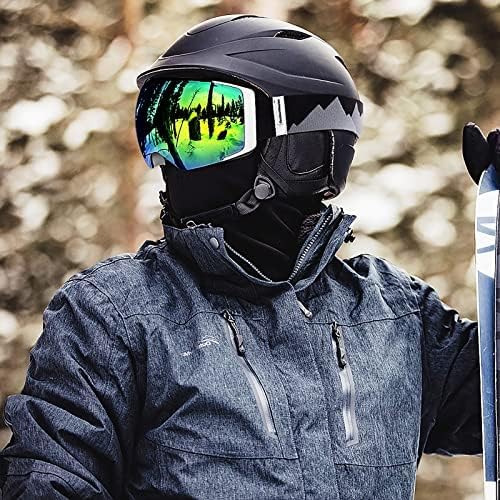 OutdoorMaster Unisex Skibrille PRO Damen Herren mit wechselgläsern, Schneebrille 100% UV-Schutz Skib