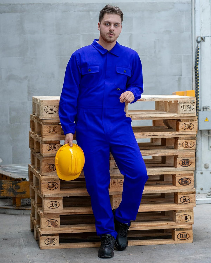 BWOLF ANAX Arbeitsoverall Herren Overall Herren Arbeitskleidung 100% Baumwolle Arbeitsoveralls mit 5