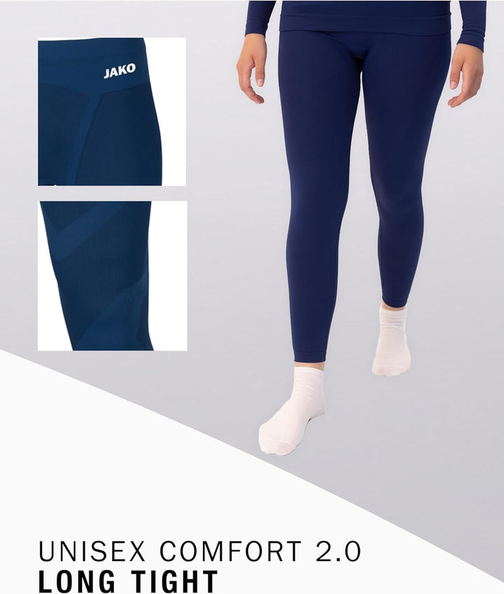 JAKO Comfort 2.0 Long Tight Unisex 3XS Navy, 3XS Navy