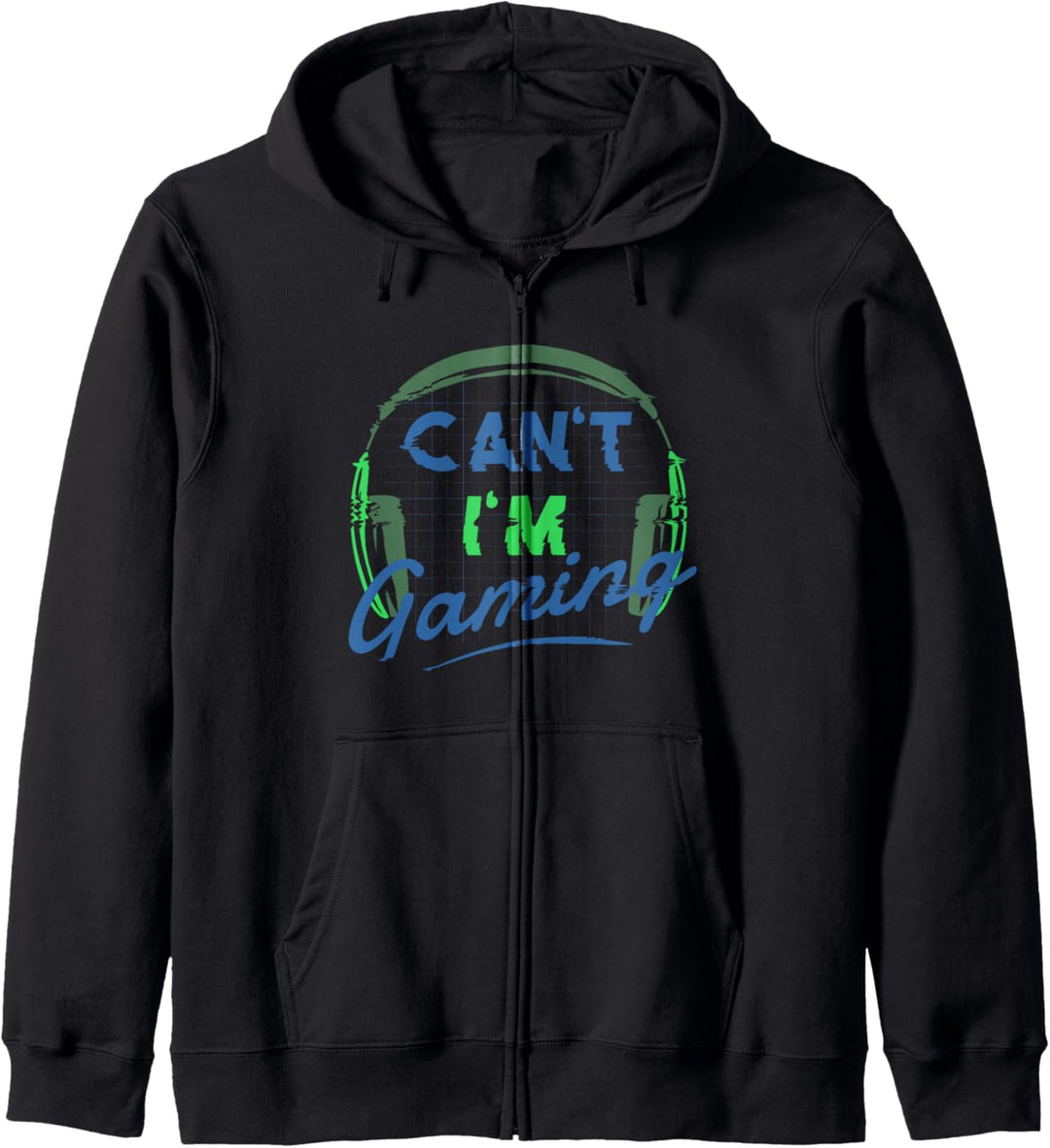 CAN'T I'M GAMING! Videospiele Meme Kapuzenjacke
