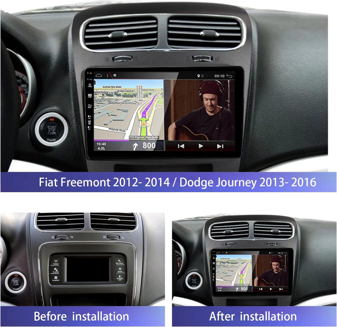 JOYX Android 12 IPS Autoradio Passt für FIAT Freemont Dodge Journey Leap (2012-2020) - Eingebautes C