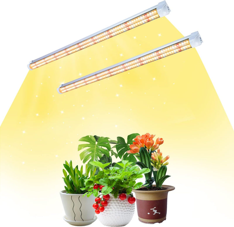 Niello T8 Pflanzenlampe LED, 4er-Pack Vollspektrum Grow Lampe für Zimmerpflanzen, 60cm 72w 660 nm /