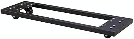 Casaflora ultrastarke Pflanzenroller für Pflanztröge, schwarz 72x22x7 cm -passend für Kübel von east