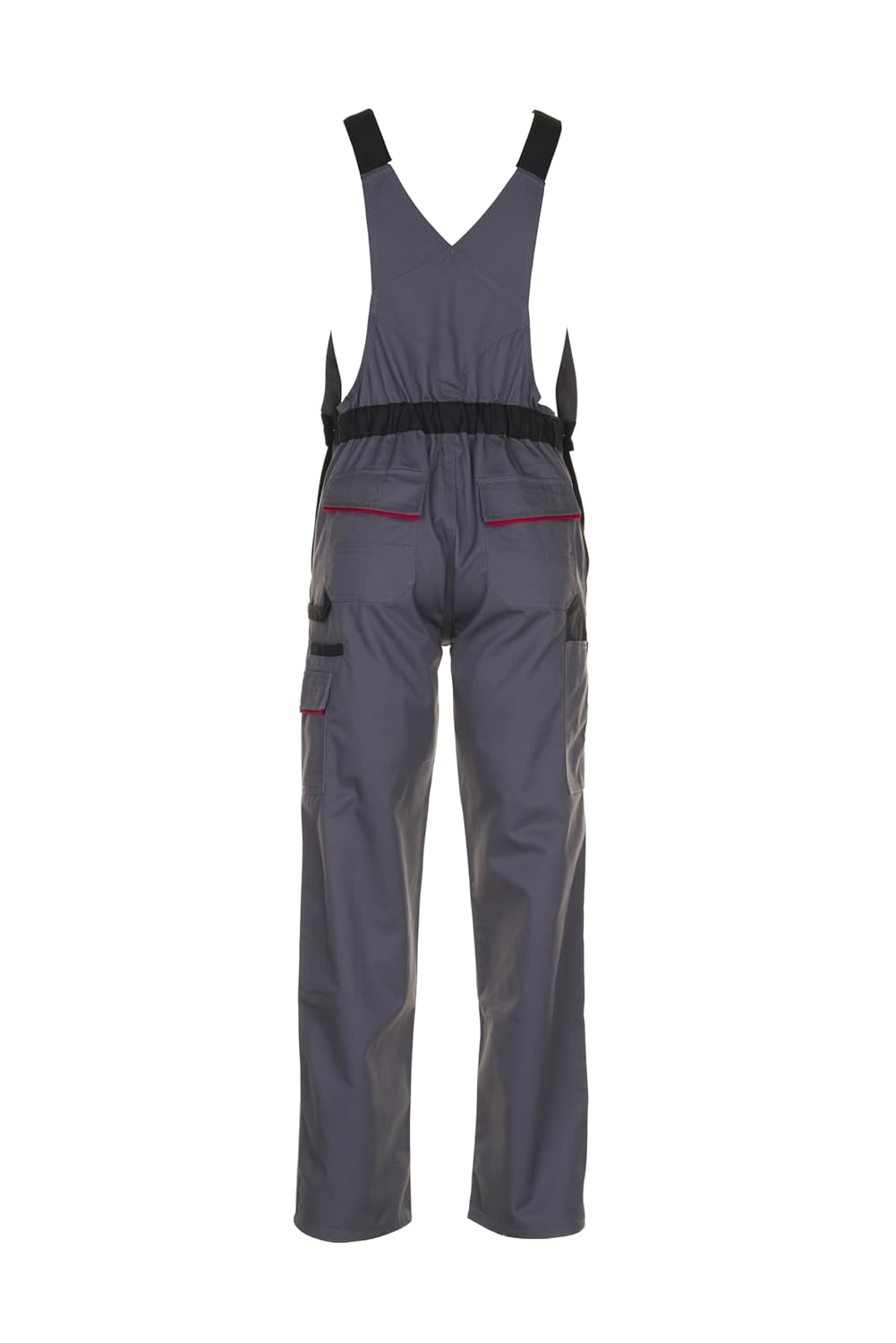 Planam Highline Herren Latzhose Schiefer schwarz rot Modell 2332 Grösse 114 schiefer/schwarz/rot 114