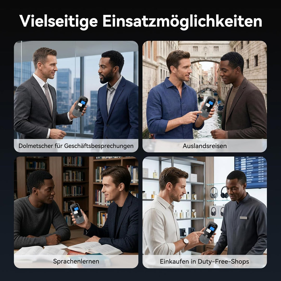 Wooask Sprachübersetzer Ohne Internet, Übersetzer Gerät Testsieger, Translator W09 Übersetzer Echtze
