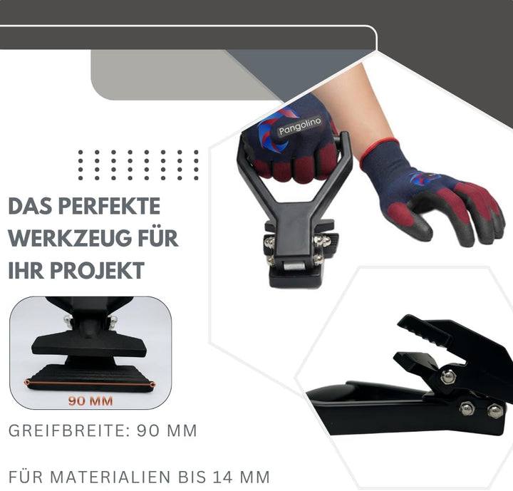 Pangolino Reissklaue | Teppich entfernen leicht gemacht | Halteklaue [90 mm] | Teppichkralle | Reiss