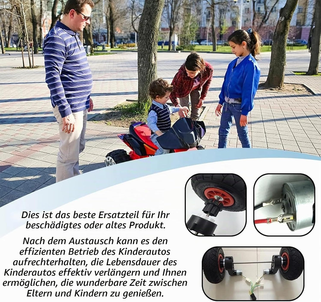 Elektrischer Motor Getriebekasten RS390 6 V / 12 V für Kinder Auto Spielzeug 12000-20000 RPM(6 V 180