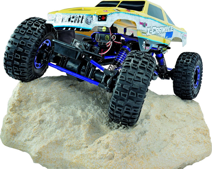 Carson 500404067 X-Crawlee PRO 1:10 – robuster XL RC-Crawler, 4x4, verschränkbare Achsen, einstellba