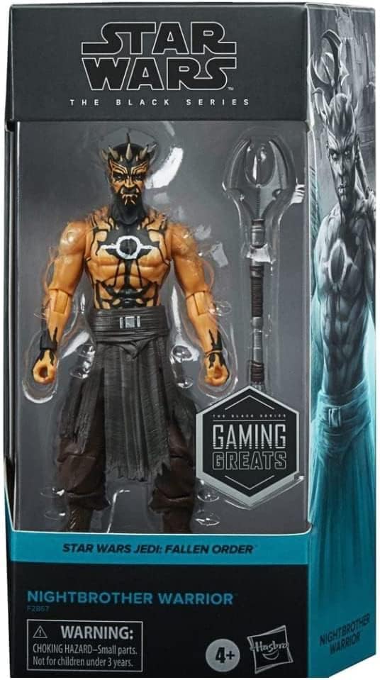 Hasbro Star Wars The Black Series Gaming Greats Nachtbrüder-Krieger Figur 15 cm grosse Star Wars Jed