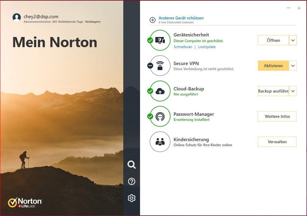 NORTON 360 DELUXE *3-Geräte / 1-Jahr* inkl. 25GB