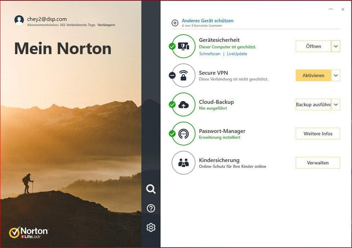 NORTON 360 DELUXE *3-Geräte / 1-Jahr* inkl. 25GB