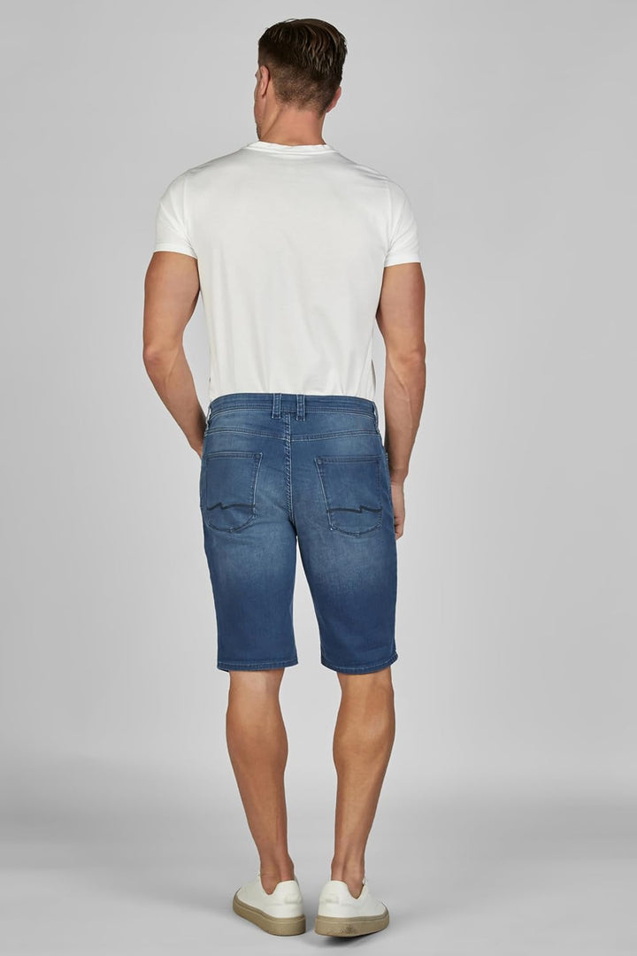 Hattric Herren 5-Pocket-Shorts Jogg-Denim Mid Blue 29W, 29W