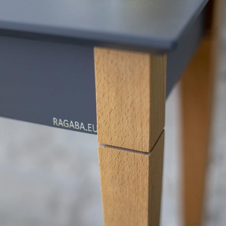 Ragaba MIMO Kleiner Schreibtisch Beistelltisch mit Schublade – Einfache Montage – 65 cm Breit – FSC
