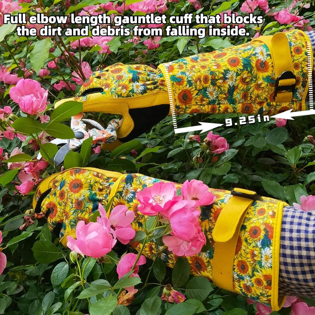 Gartenhandschuhe für Damen und Herren, dornsichere Gartenhandschuhe für Herren und Damen, lange Gart