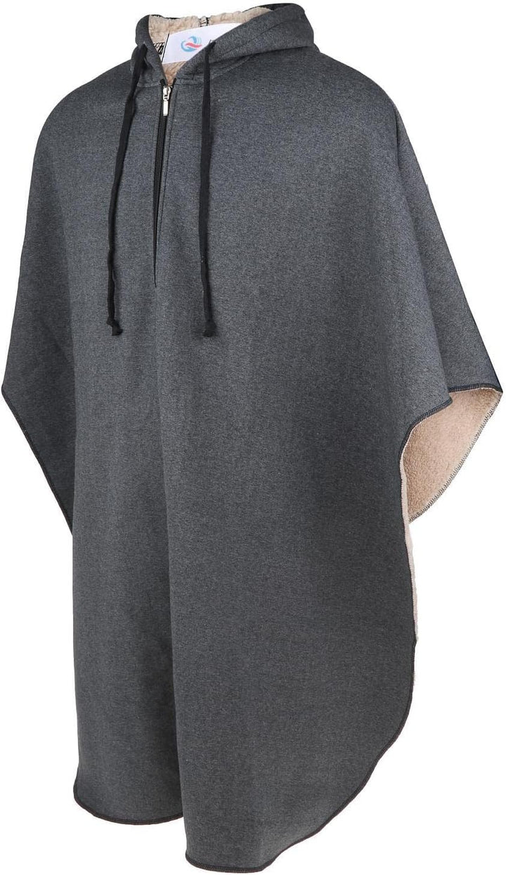 Perfeclan Rollstuhl Ponchos mit Kapuze ärmellose Mäntel für Erwachsene, Warmer Rollstuhl-Umhang, Win