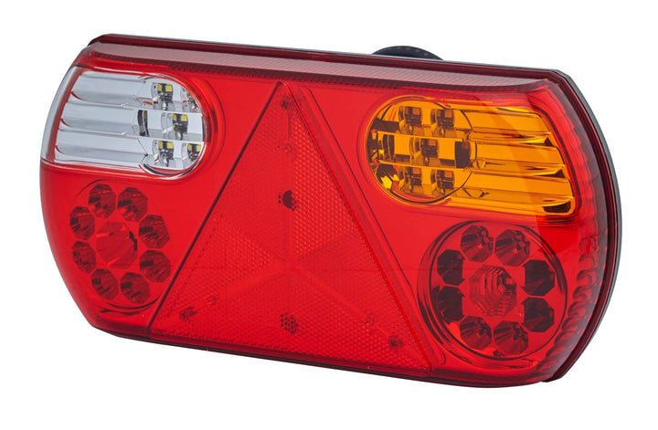 HELLA - Heckleuchte - Valuefit - LED - 12V - Anbau/geschraubt - Lichtscheibenfarbe: mehrfarbig - Ste