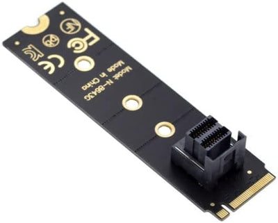 System-S SFF-8639 Adapter NVME OCIe 4.0 für M.2 NGFF M-Key Mainboard SSD