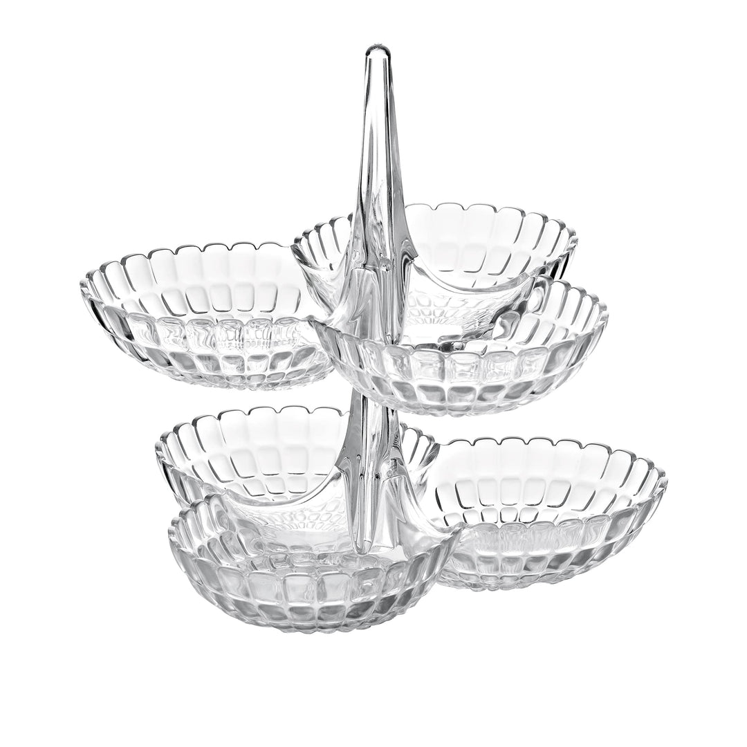 Guzzini - Tiffany, Vorspeisenteller - Transparent, 27 x 25 x h25,5 cm - 19920100, Transparent