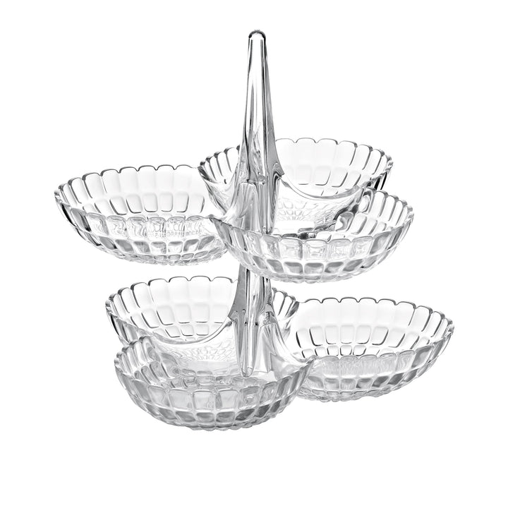 Guzzini - Tiffany, Vorspeisenteller - Transparent, 27 x 25 x h25,5 cm - 19920100, Transparent