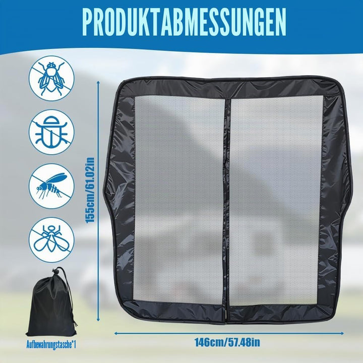Moskitonetz Magnetisch für VW T5 T6, Sonnenschutz Auto Heckklappen, Fliegengitter Auto Insektennetz
