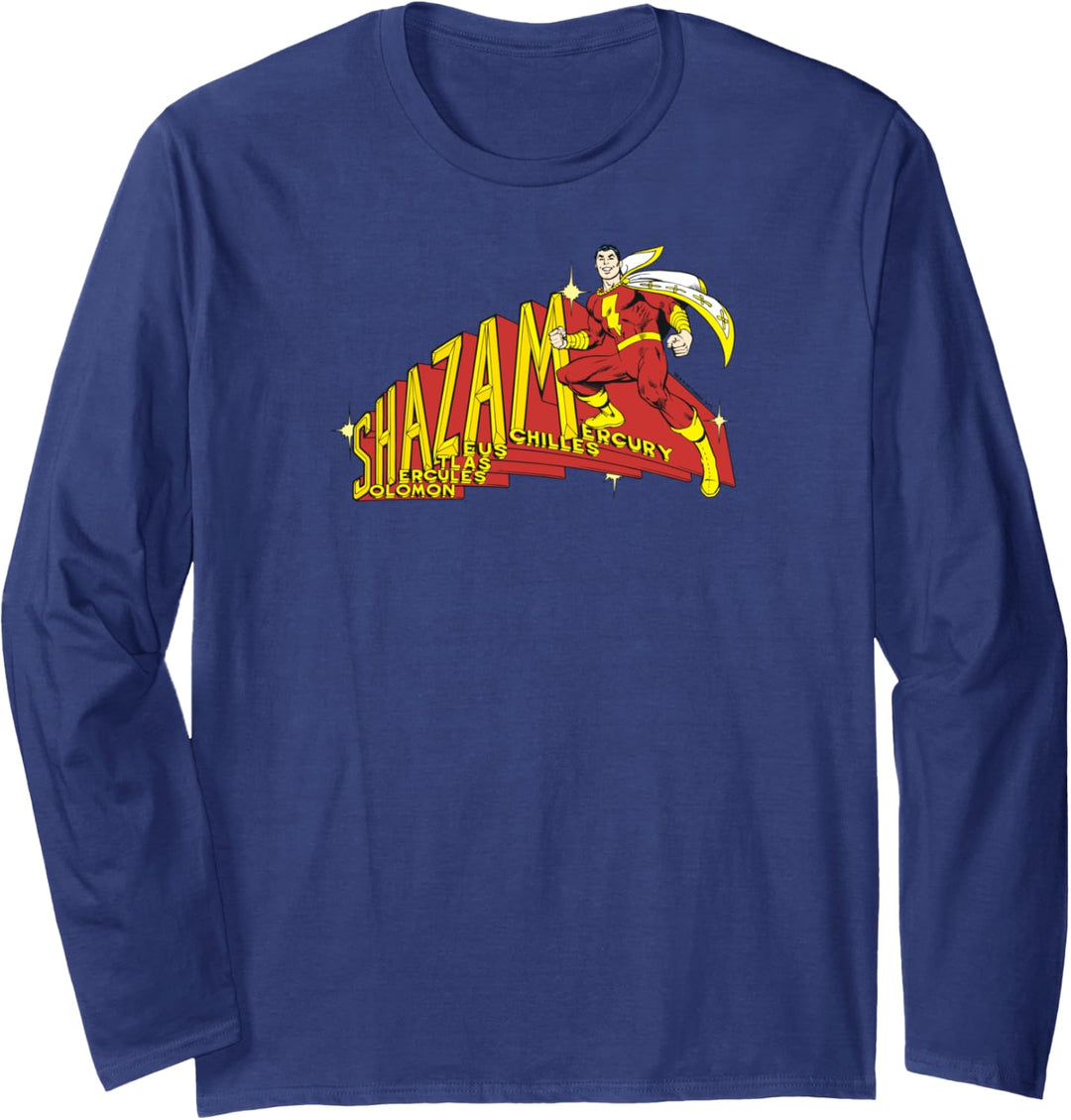 Justice League Shazam! Acronym Langarmshirt