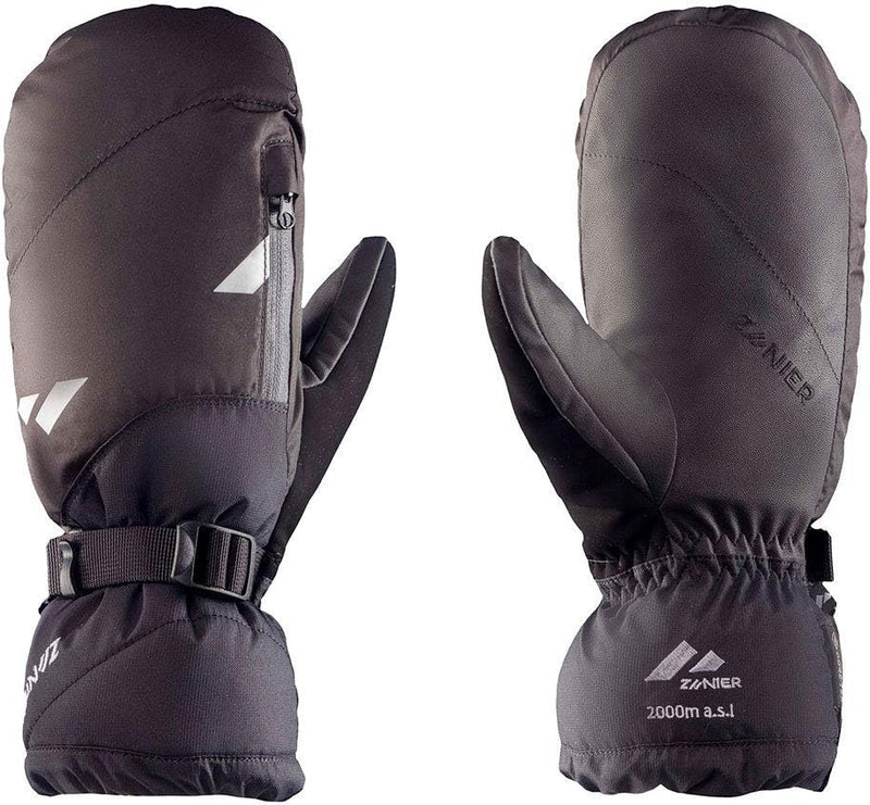 Zanier-Unisex-Fäustlinge-RIDE.GTX MITTEN 9 Schwarz, 9 Schwarz