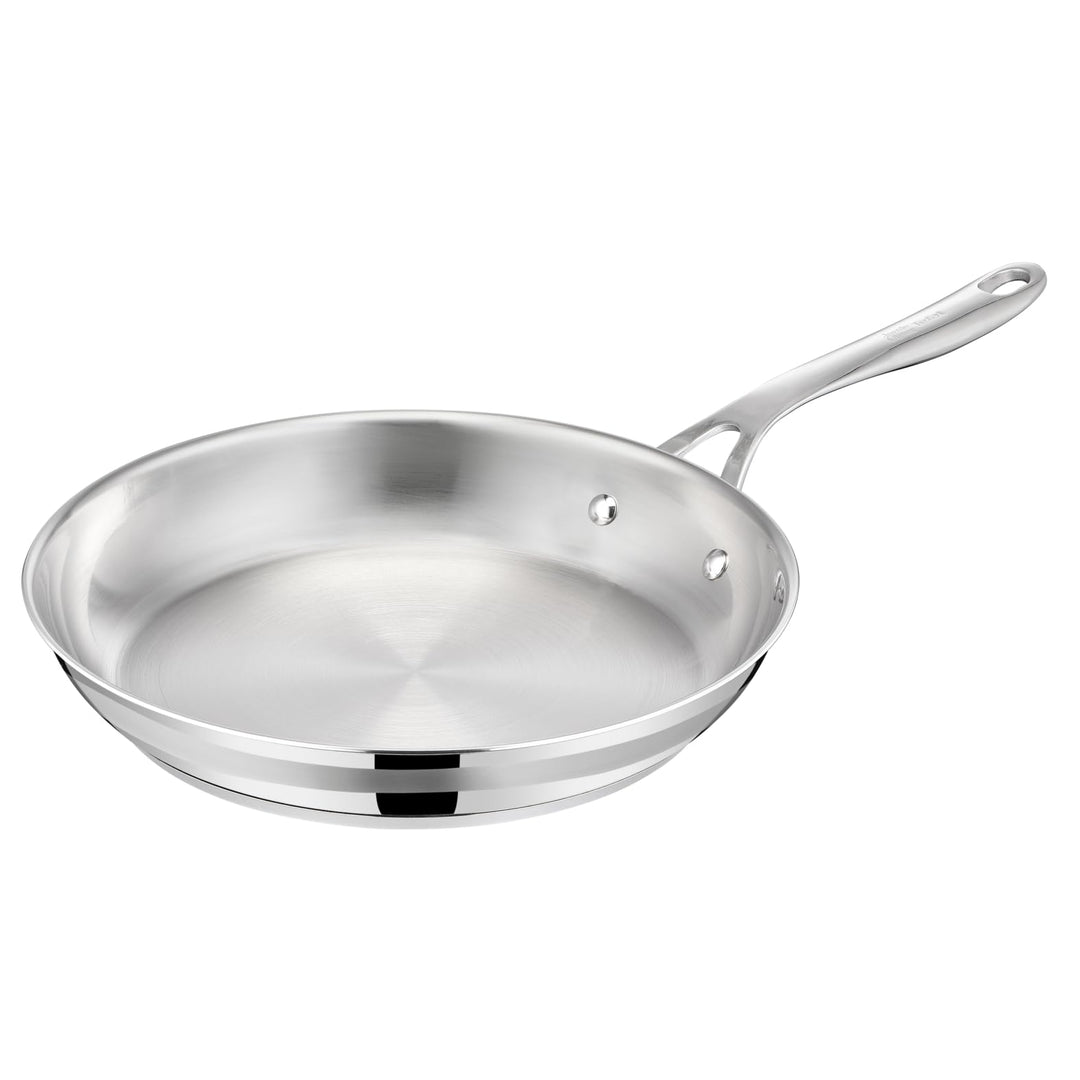 Jamie Oliver by Tefal Cook Smart Bratpfanne 28cm, unbeschichteter Edelstahl, induktionsgeeignet, The