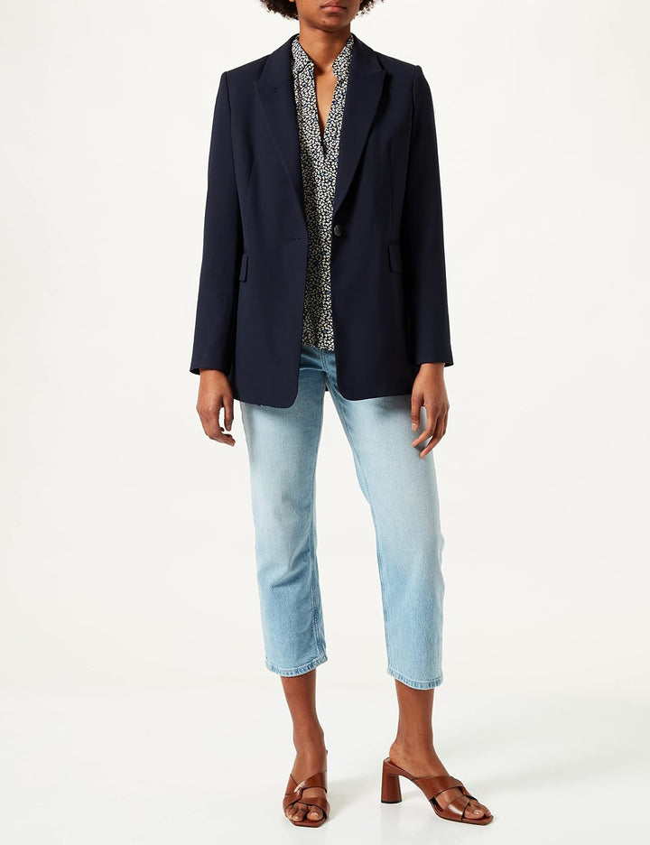 s.Oliver BLACK LABEL Damen Blazer 32 Dark Navy, 32 Dark Navy