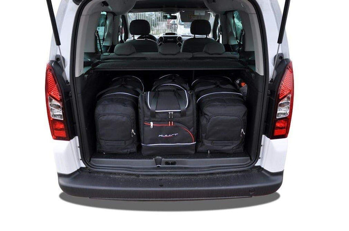 KJUST Dedizierte Reisetaschen 4 stk kompatibel mit PEUGEOT PARTNER B9 2008-2019