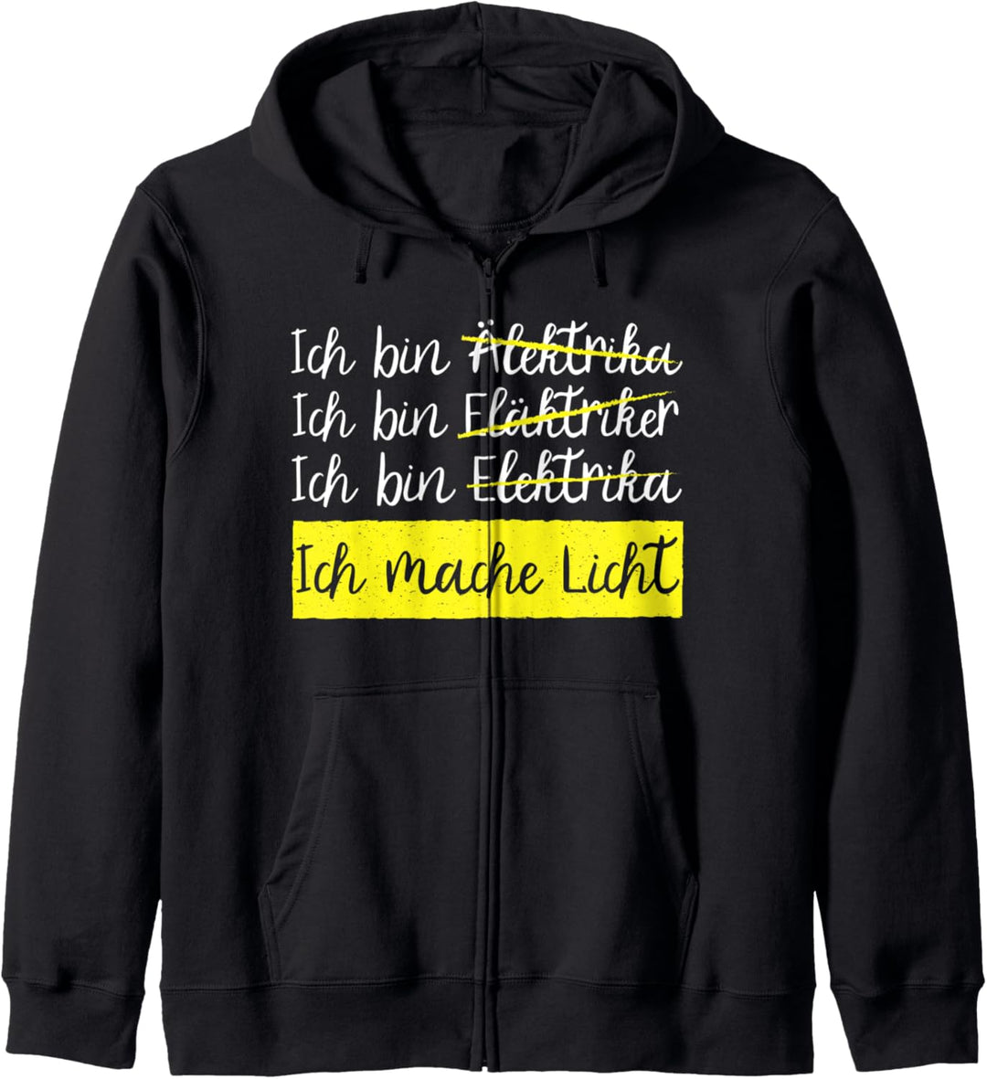Ich bin Elektriker Kapuzenjacke