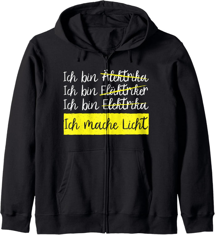 Ich bin Elektriker Kapuzenjacke