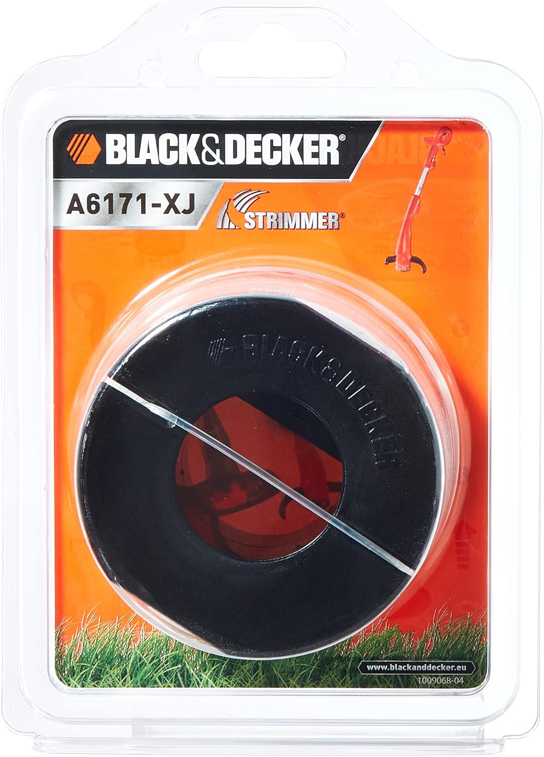 Black+Decker Rasentrimmer (18V 1,5Ah, 25 cm Schnittbreite, AFS Reflex Fadenverlängerung, für kleine