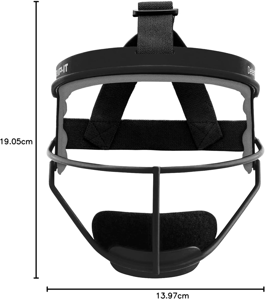 RIP-IT Defense Softball Fielder's Mask - Leichte, sichere Passform bietet maximalen Schutz und Komfo