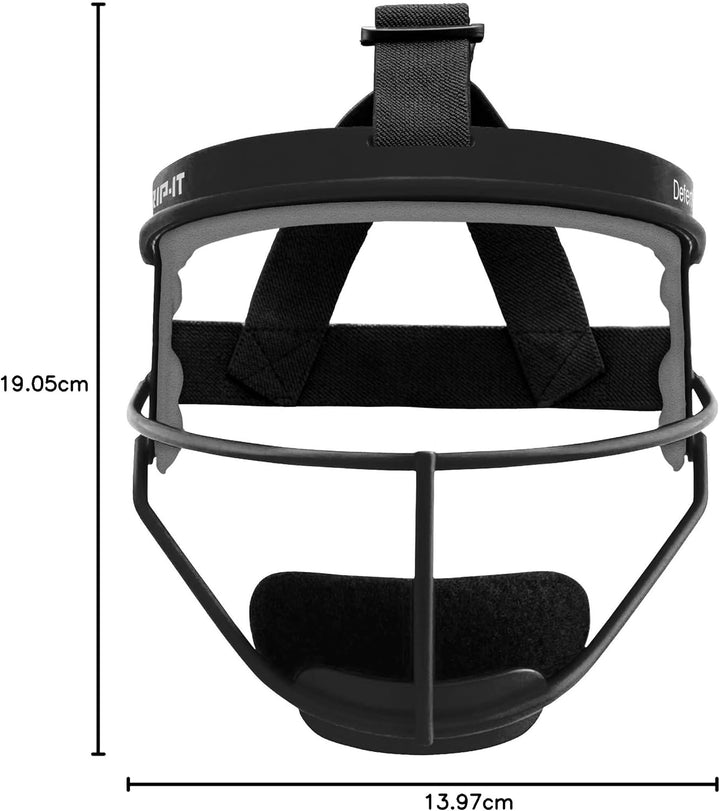 RIP-IT Defense Softball Fielder's Mask - Leichte, sichere Passform bietet maximalen Schutz und Komfo