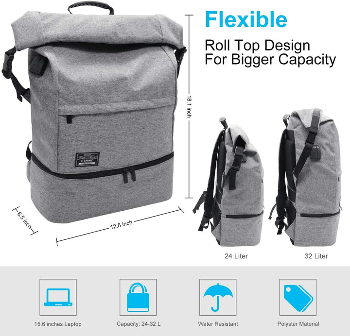 ITSHINY Sporttasche für männer Frauen, Umhängetasche für das Fitnessstudio, Reiserucksack,Gym Bag 3