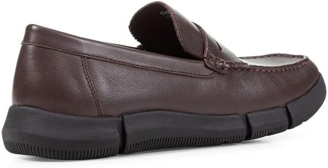 Geox Jungen U Adacter M Wide Moccasin, Dk Brown