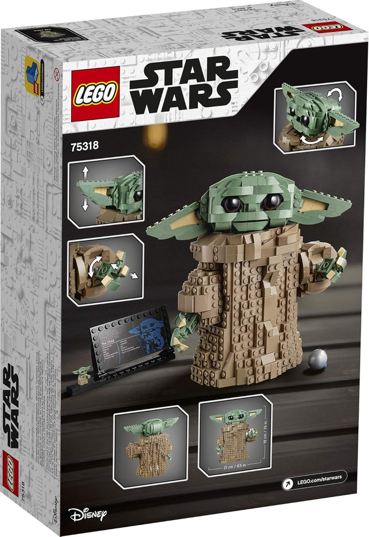 LEGO Star Wars: The Mandalorian The Child 75318 Building Kit; Collectible Buildable Toy Model for Ag