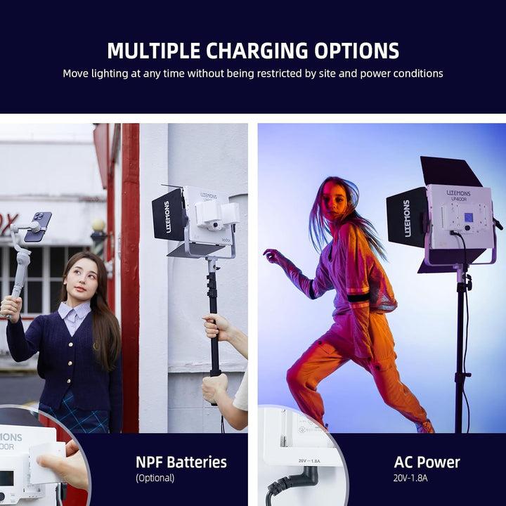 Godox Litemons LP400R LP400 RGB LED Panel LED Video Light mit App Control, LP400R