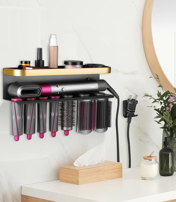 AXNSATRE Halterung für Dyson Airwrap, Wandhalterung mit Schrauben und Kleber für Dyson Airwrap, Halt