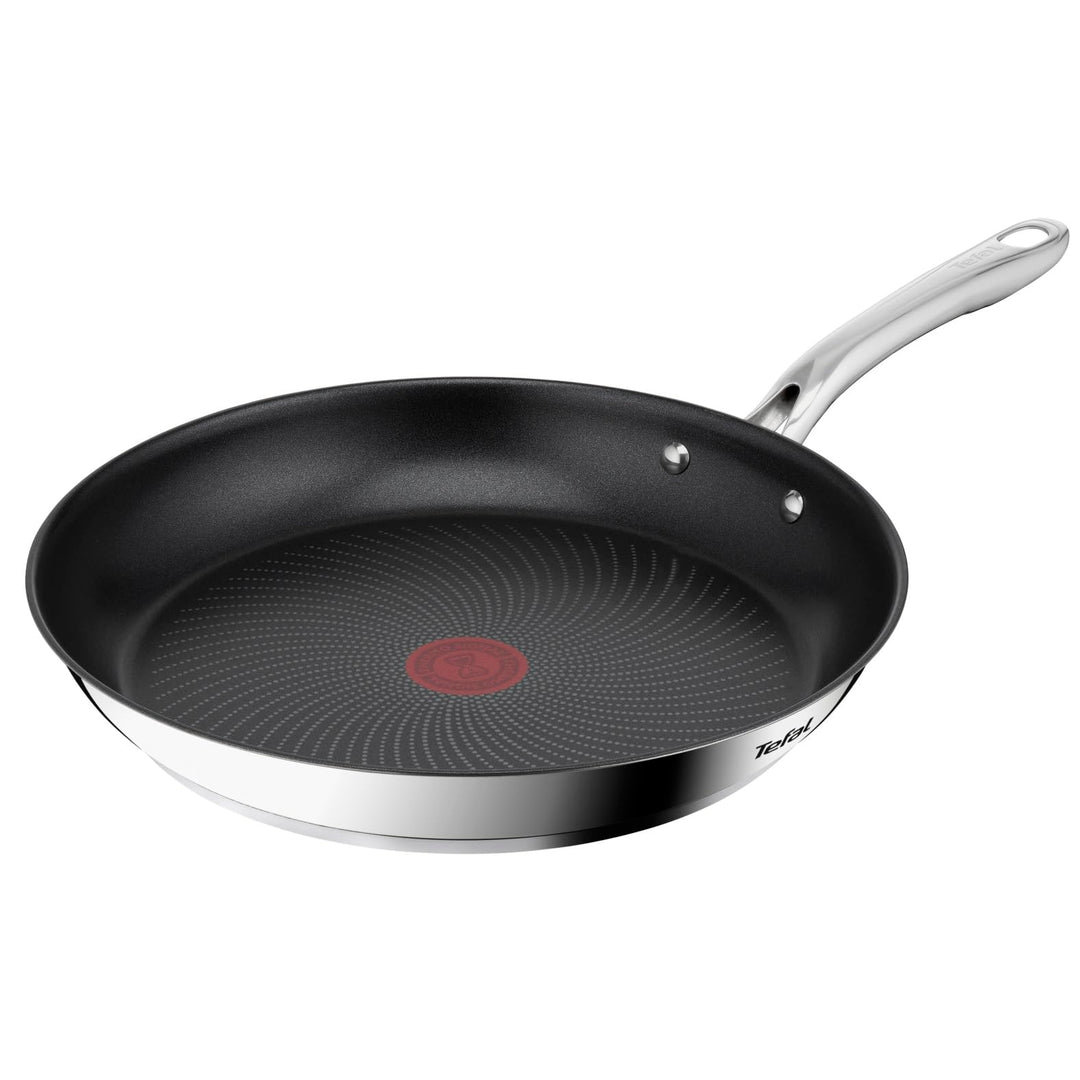 Tefal Infinite Pfanne Induktion 30 cm, Bratpfanne mit Antihaftversiegelung, Thermo-Signal bei ideale