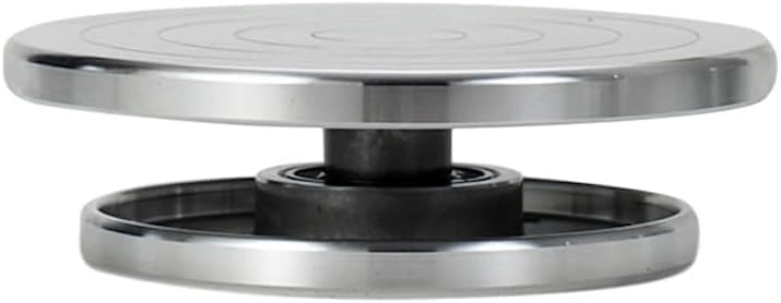 Rund 15 cm Drehbare Manuell Skulptur Bildhauerrad, Doppelseitige Drehscheibe Drehteller für Töpferei