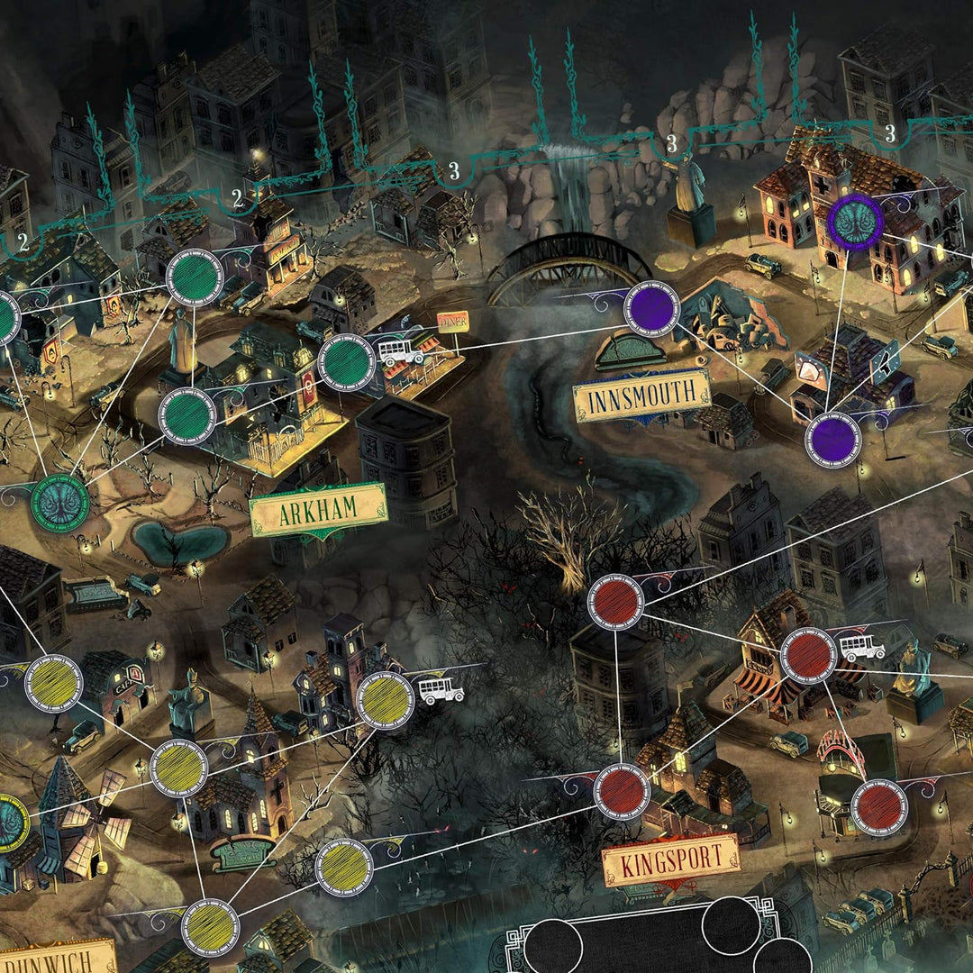 Z-Man Games , Pandemic Reign of Cthulhu , Board Game , Ages 14+ , For 2 to 4 Players , 40 Minutes Pl