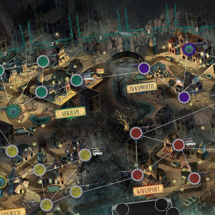 Z-Man Games , Pandemic Reign of Cthulhu , Board Game , Ages 14+ , For 2 to 4 Players , 40 Minutes Pl